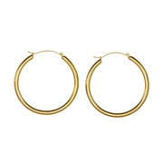 Victory Hoop Earrings- Gold